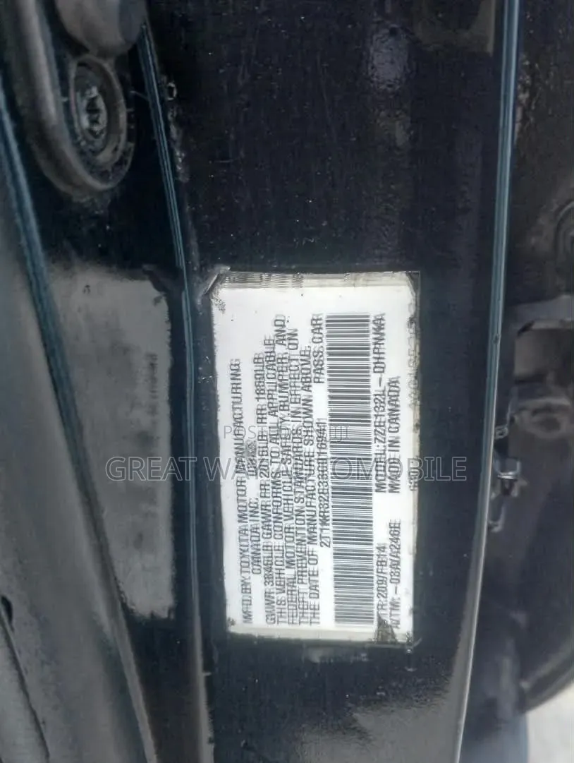 Toyota Matrix 2003 Black