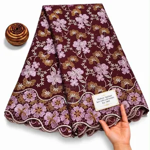 Burgundy Lace Code Border - 5Yds - Glam