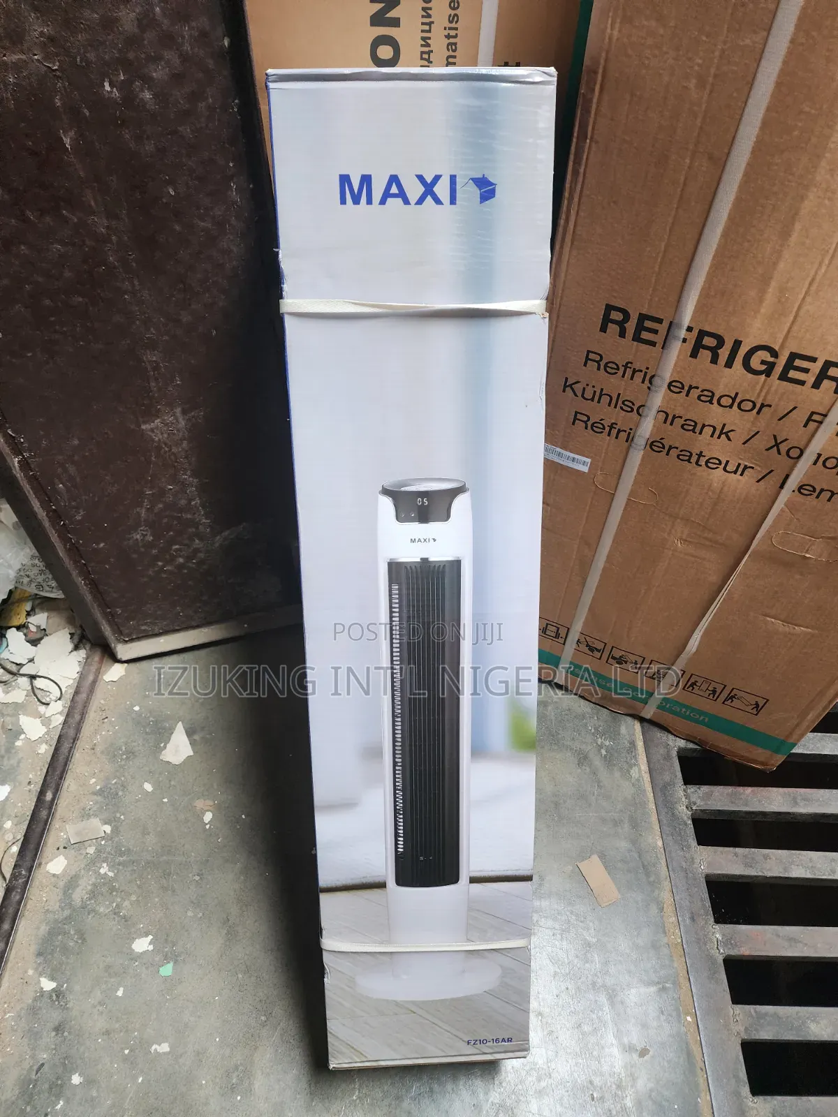 Maxi 45” Oscillating Tower Fan + Digital Display&Remote Control-45w