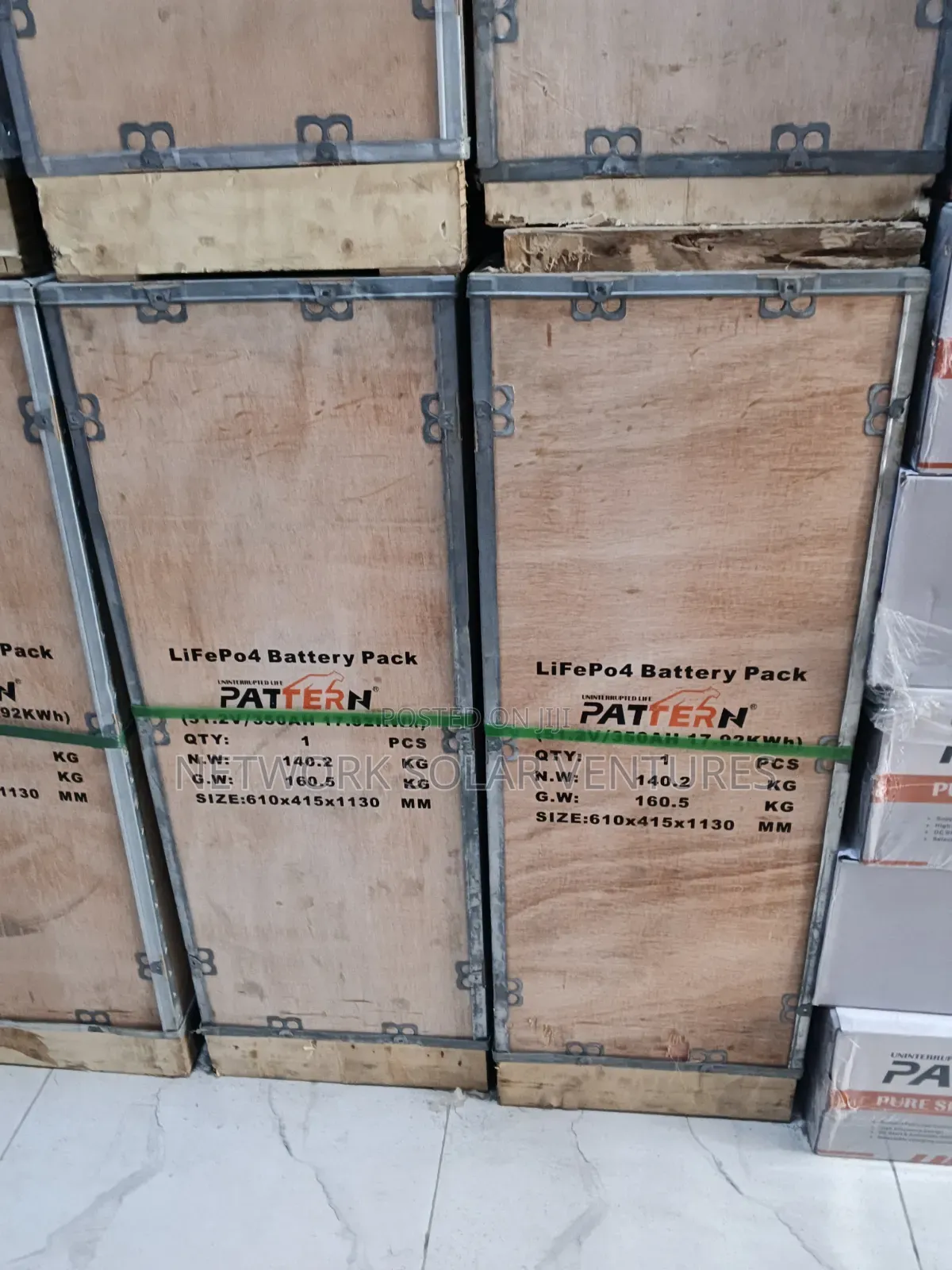 17.92kwh 51.2v Pattern Solar Lithium Ion Batteries