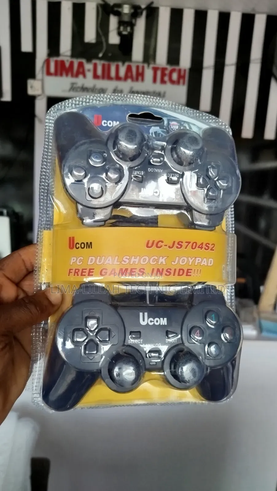 Ucom PC Dualshock Double Joypad With Free Games