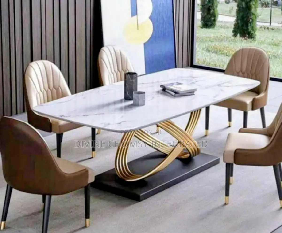 Modern Marble Dining Table Set