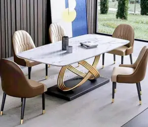 Modern Marble Dining Table Set