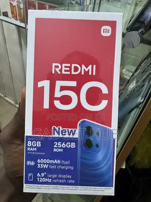 New Xiaomi Redmi 15C 4G 256 GB Black