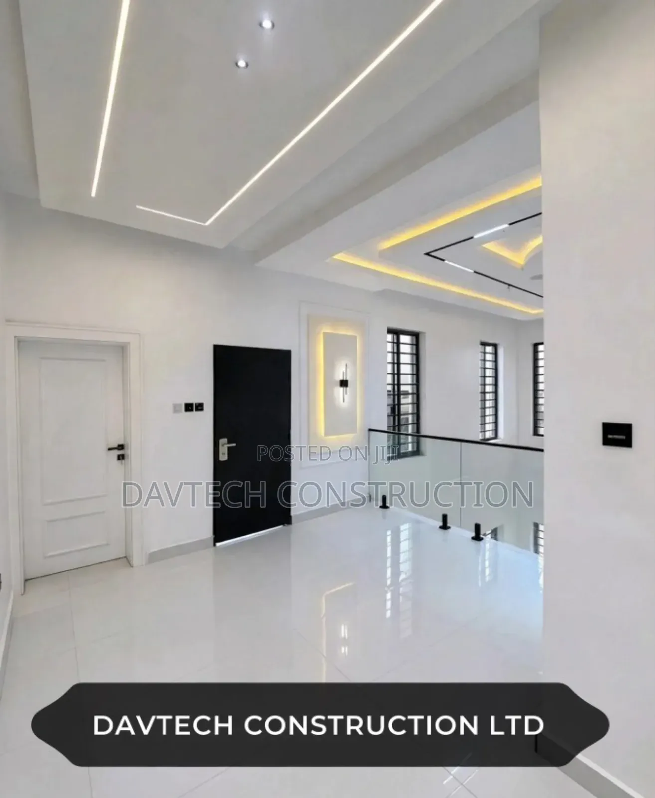 POP Design & TV Console Installation in Lekki