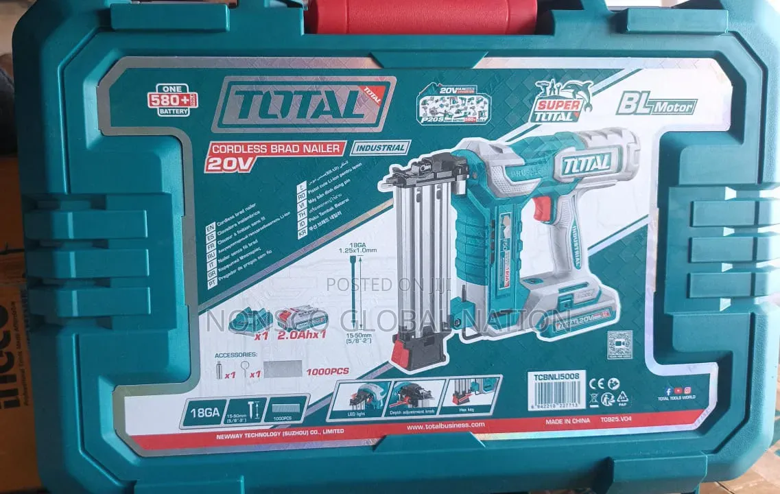 20v Total Cordless Brand Nailer