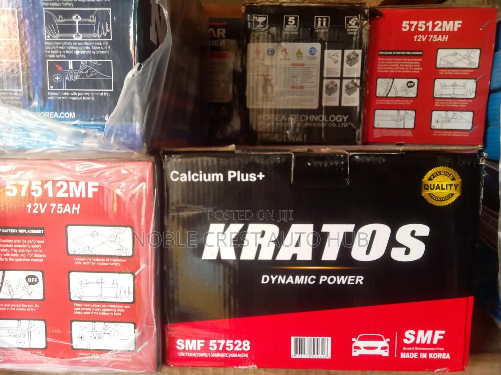 Car Battery Made in Korea