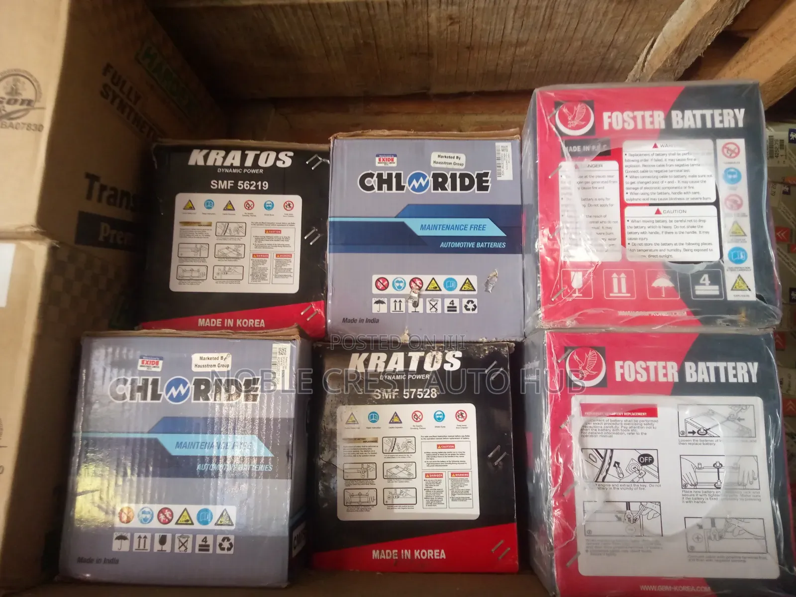 Car Battery Made in Korea