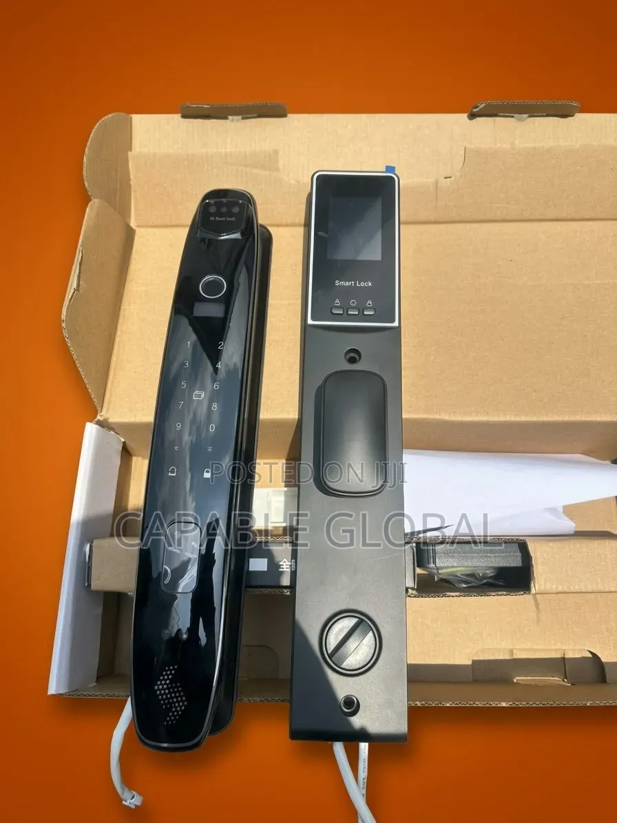 AI Face Recognition & Fingerprint Touchscreen Smart Door Lock