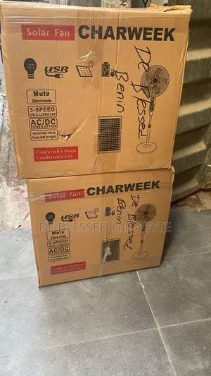 18" Charweek Solar Fan