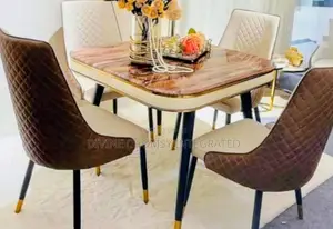 Premium Marble Dining Table Set of 4.