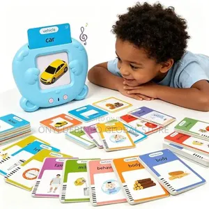 122pcs Kids Educational Early Learning Pronunciation Word Card Reader