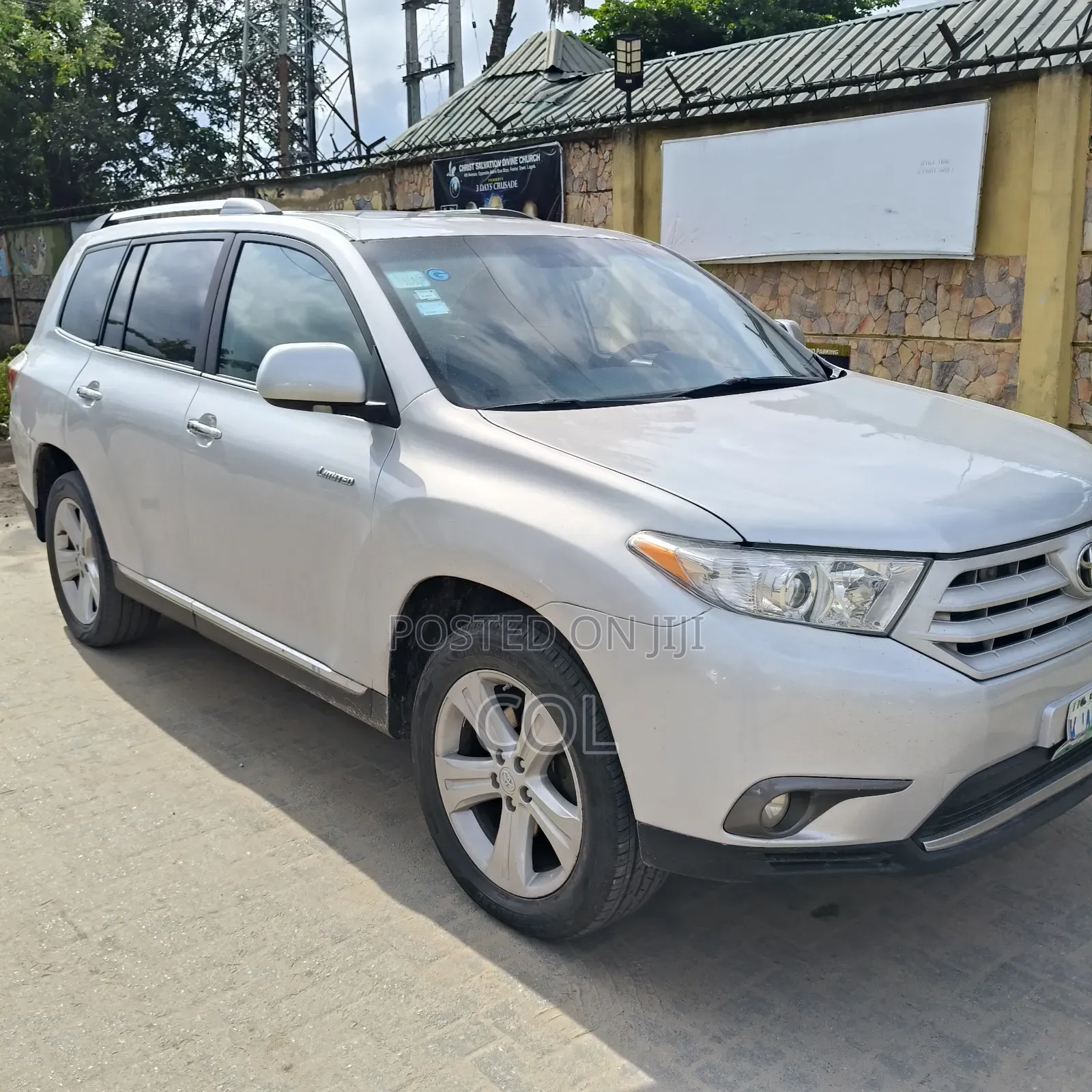 Toyota Highlander Limited 2012 Silver