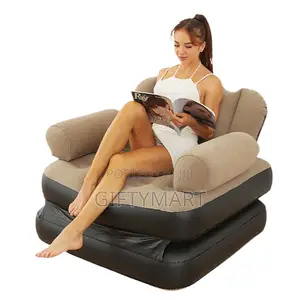 Inflatable 2 in 1 Sofa Chair and Bed for Relaxation