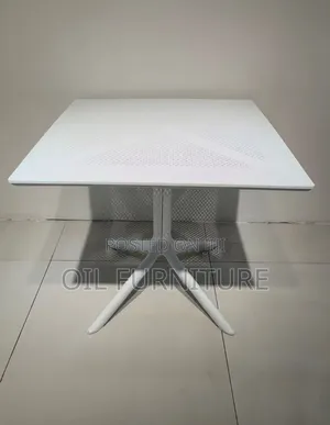 ​Italian Design Mesh Perforated Square Outdoor & Indoor Table