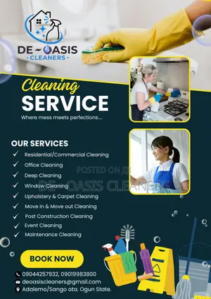 Cleaning Service in Ota. Ogun State