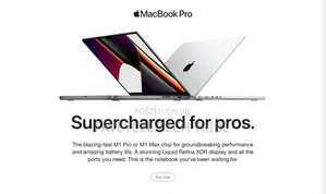 New Laptop Apple MacBook Pro 2021 M1 16GB Apple M1 SSD 1T