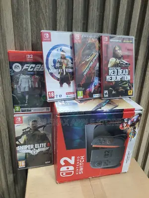 Open Box Nintendo Switch 2 and All Cartridge Games