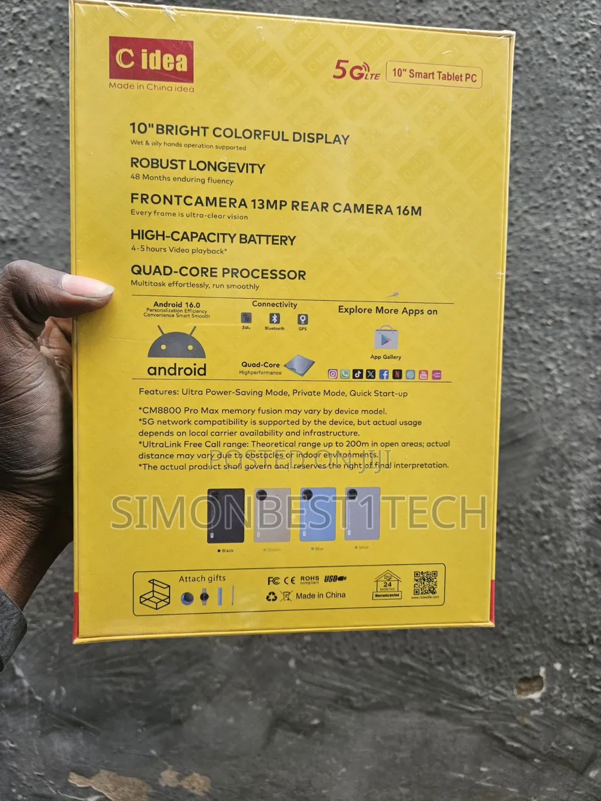 New C idea CM8800 Plus 1 TB Black
