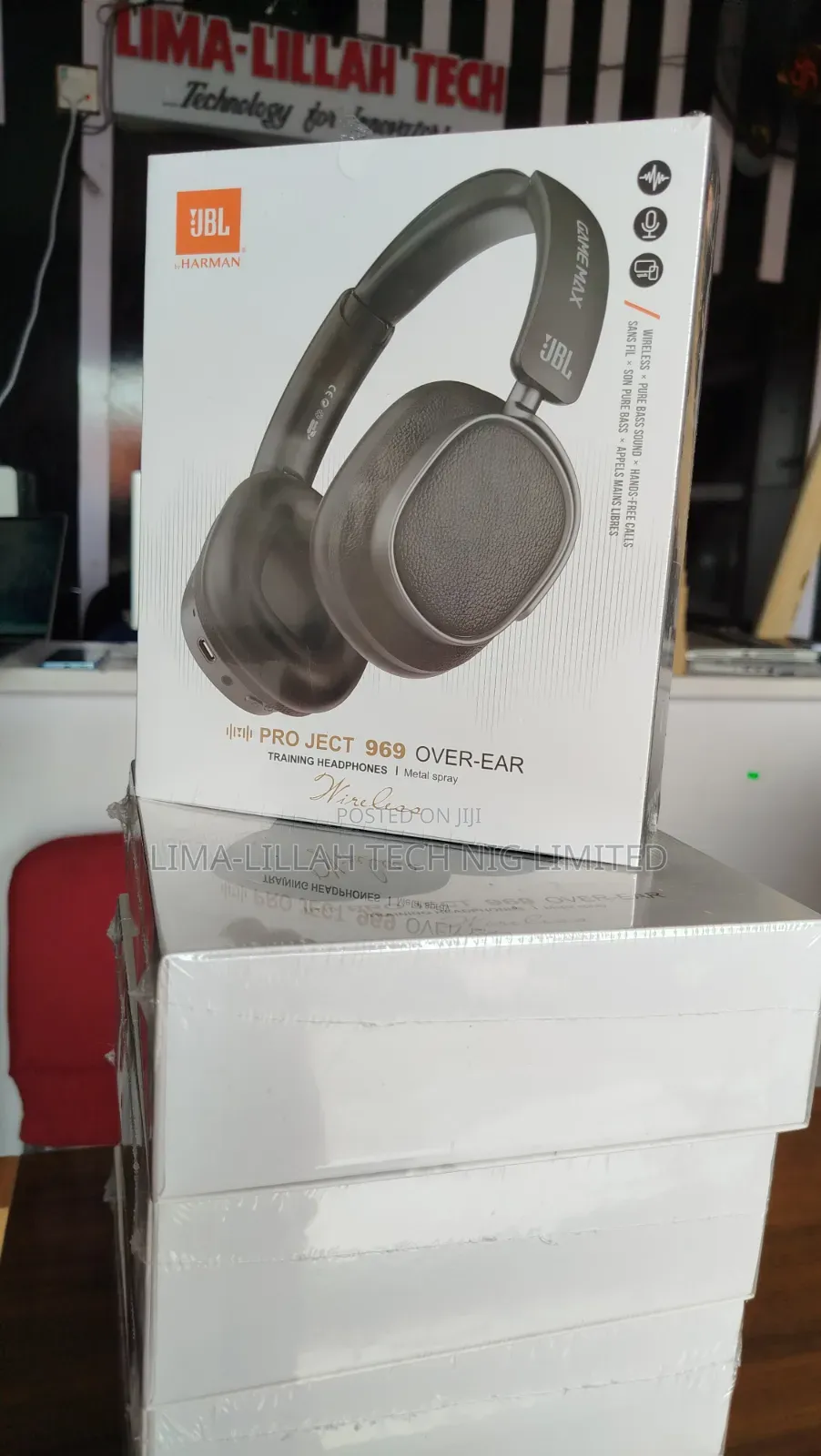 Generic JBL Project 969 Over-Ear Wireless Training Headphones