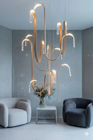 Luxury Led Chandeleir Set of 6
