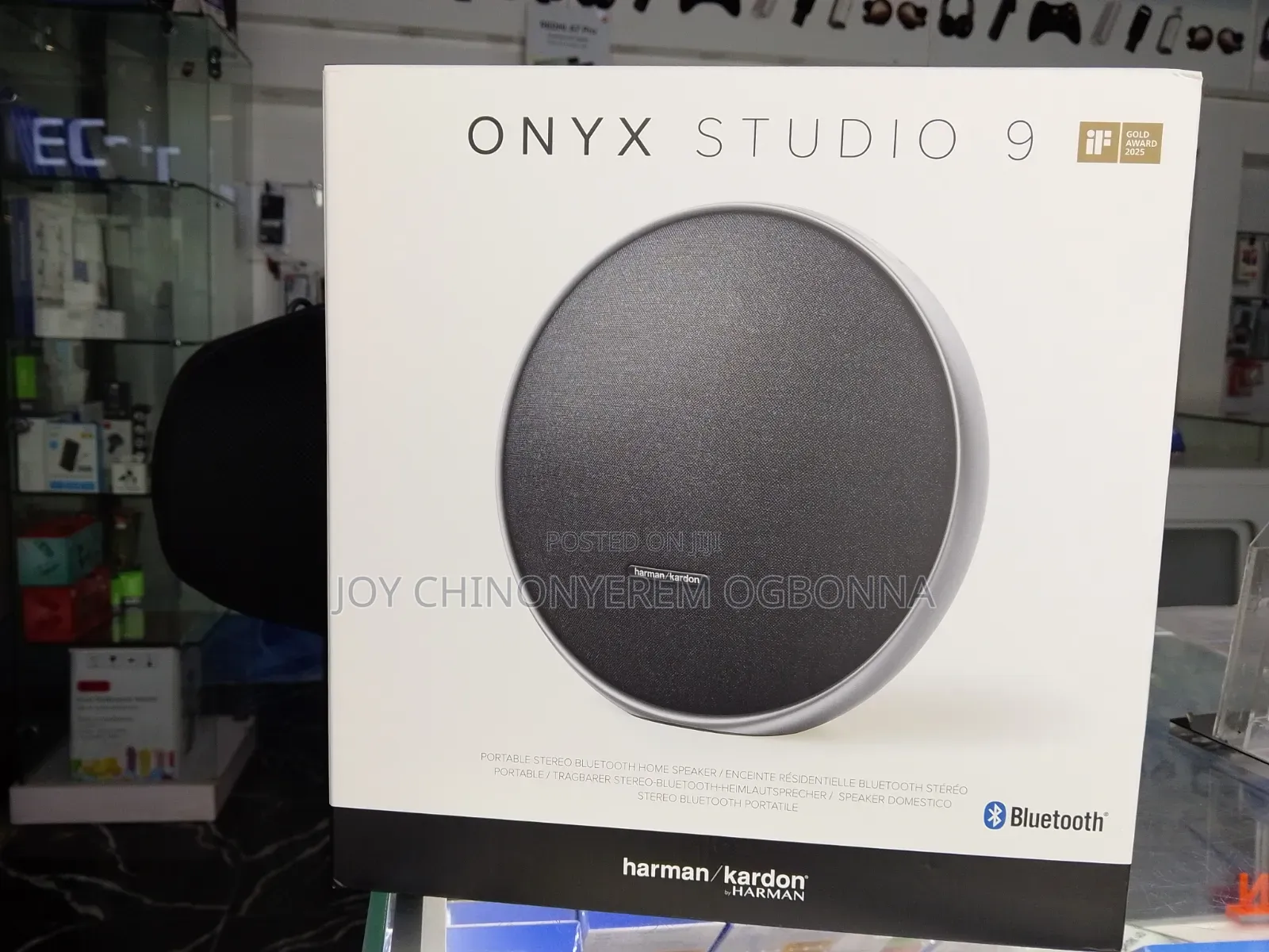 Studio 9 Bluetooth Speaker- Loud -Base - Rechargeable -New