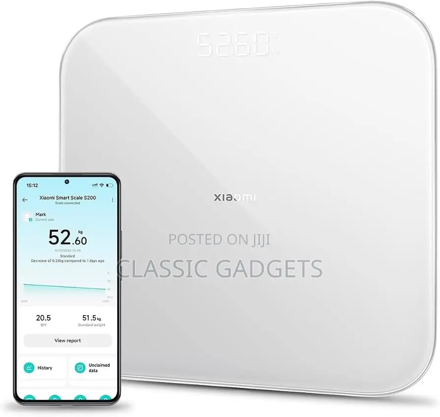 Xiaomi Smart Scale S200, Digital Bathroom Scale With Bluetooth