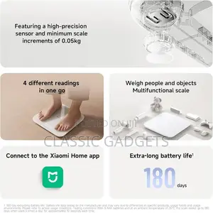 Xiaomi Smart Scale S200, Digital Bathroom Scale With Bluetooth