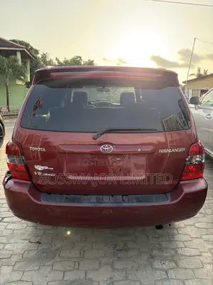 Toyota Highlander 4x4 2007 Red
