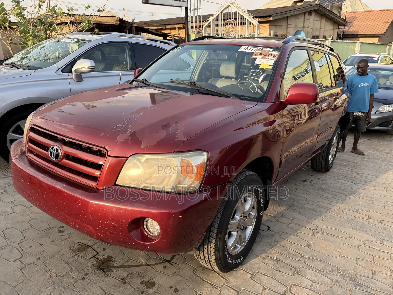 Toyota Highlander 4x4 2007 Red