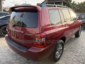 Toyota Highlander 4x4 2007 Red