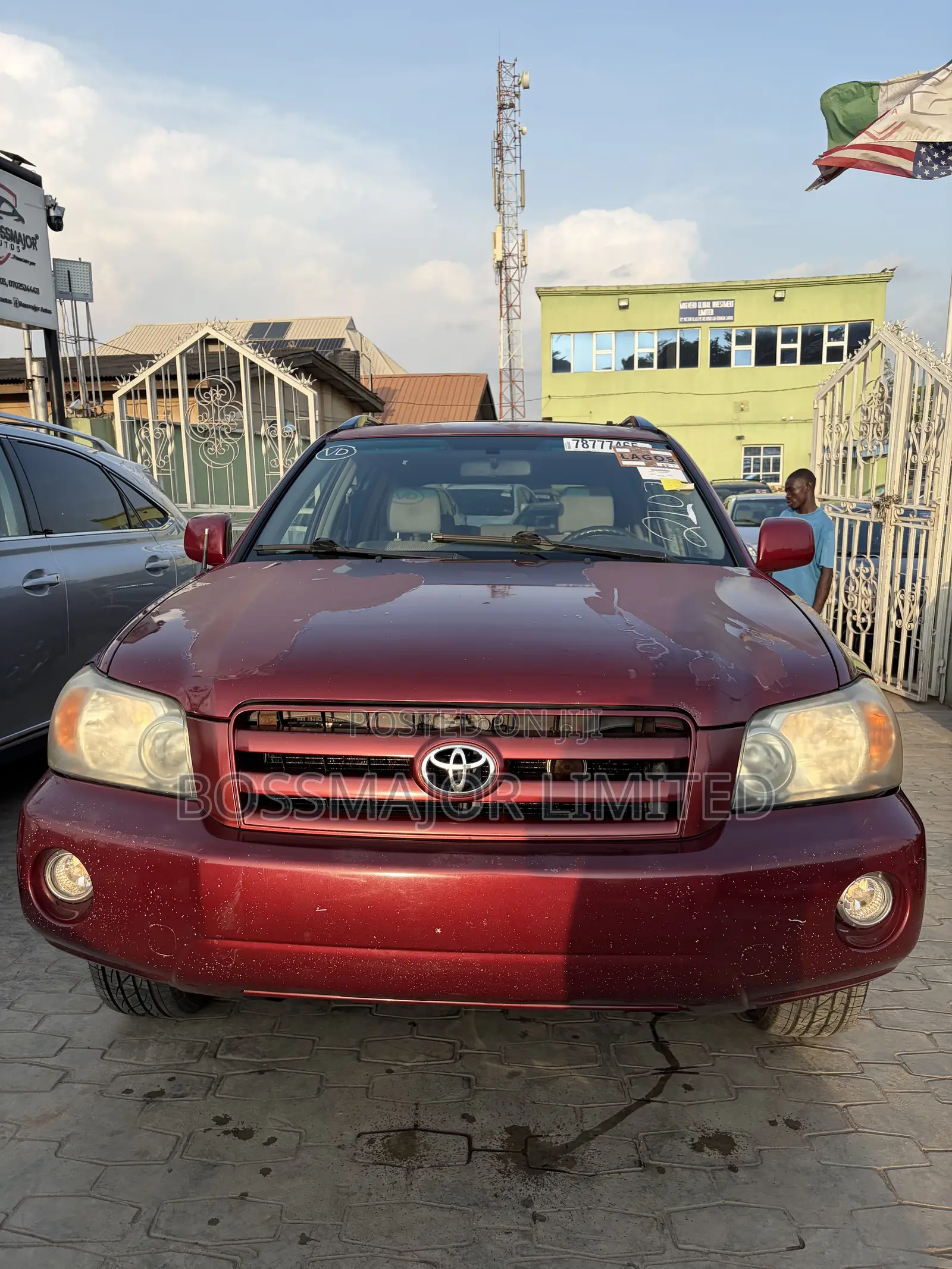 Toyota Highlander 4x4 2007 Red