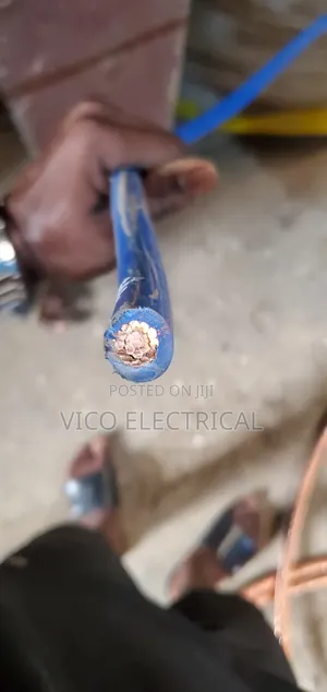 70mmx Single Cable Copper Blue