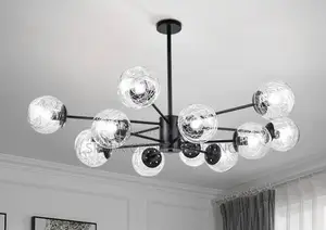 Luxury Nordic Pendant Lights Glass Lampshade Loft Pendant Chandelier
