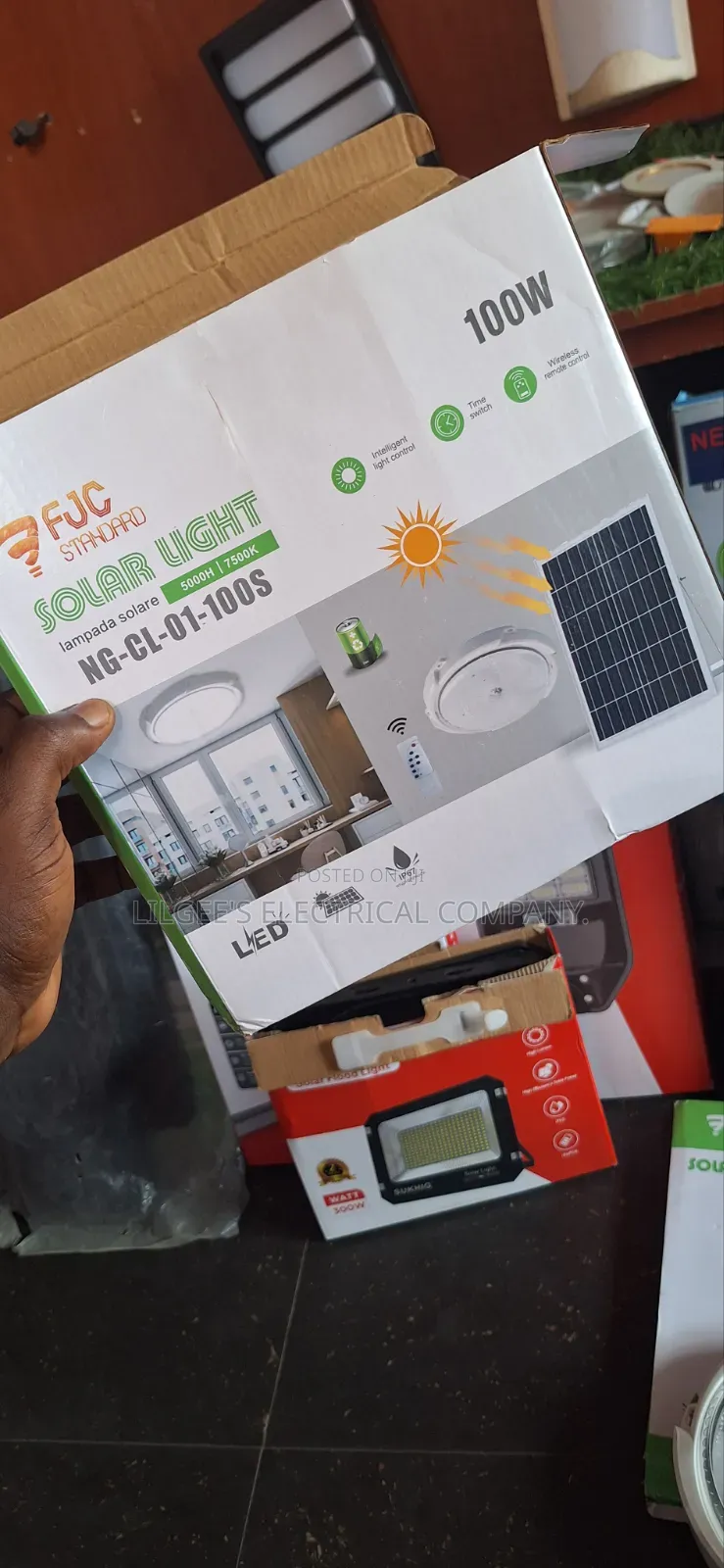 Solar Powered 100 Watts Led Surface Light