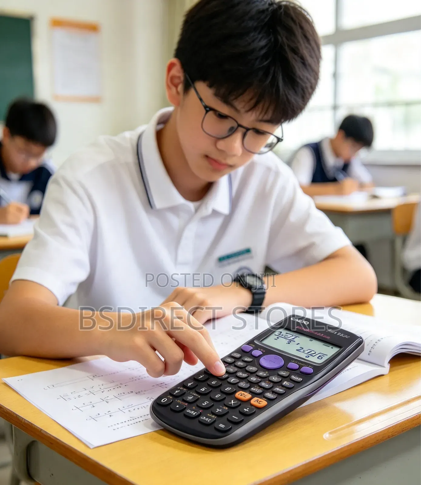 Casio FX-83ES Scientific Calculator Handheld Natural Textbook Display