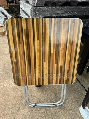 Foldable Study Table and 2 Chair Set – Wood Finish