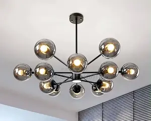 Nordic Luxury Magic Bean Glass Pendant Light Minimalist Chandelier