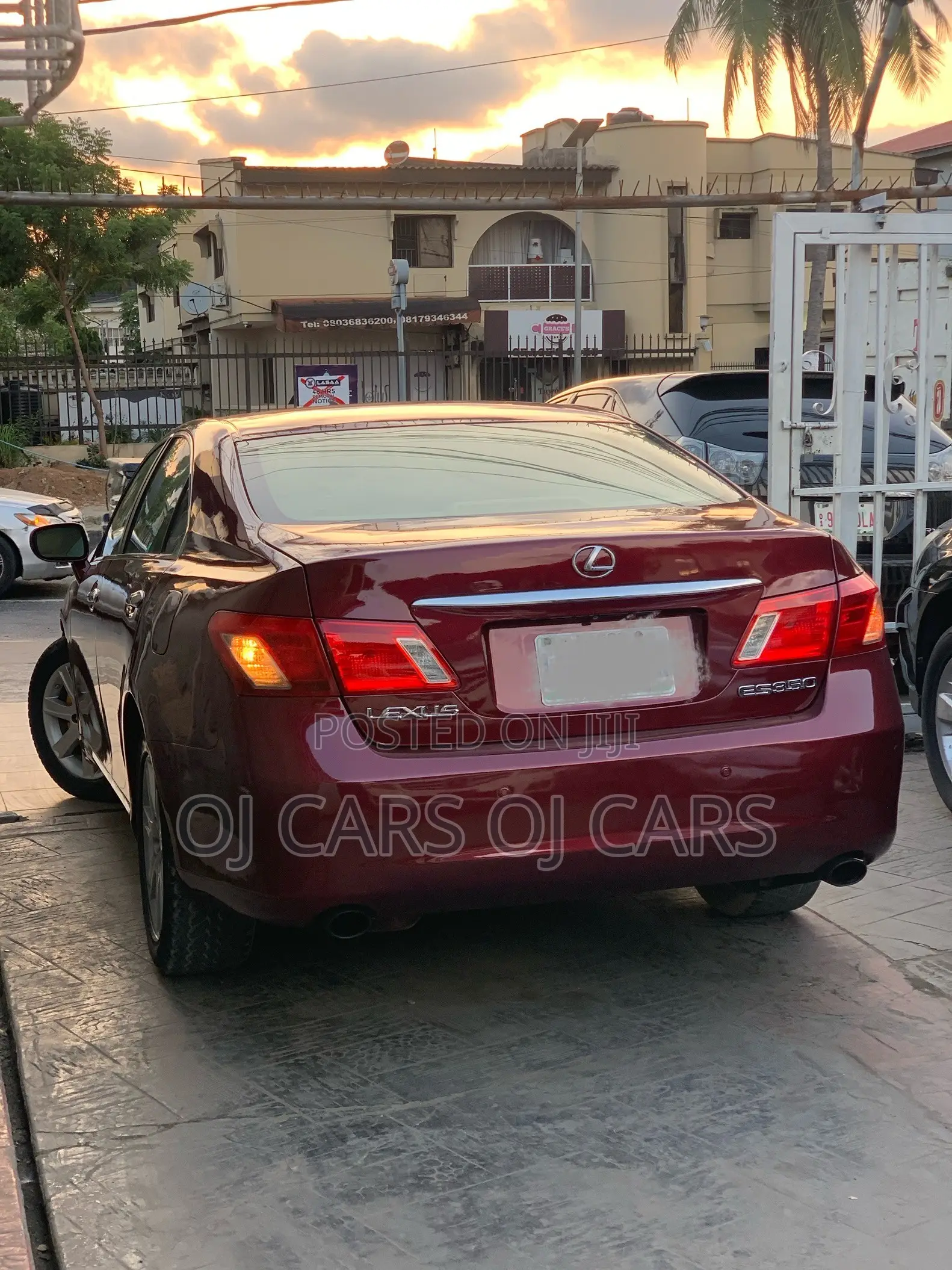 Lexus ES 350 2008 Red