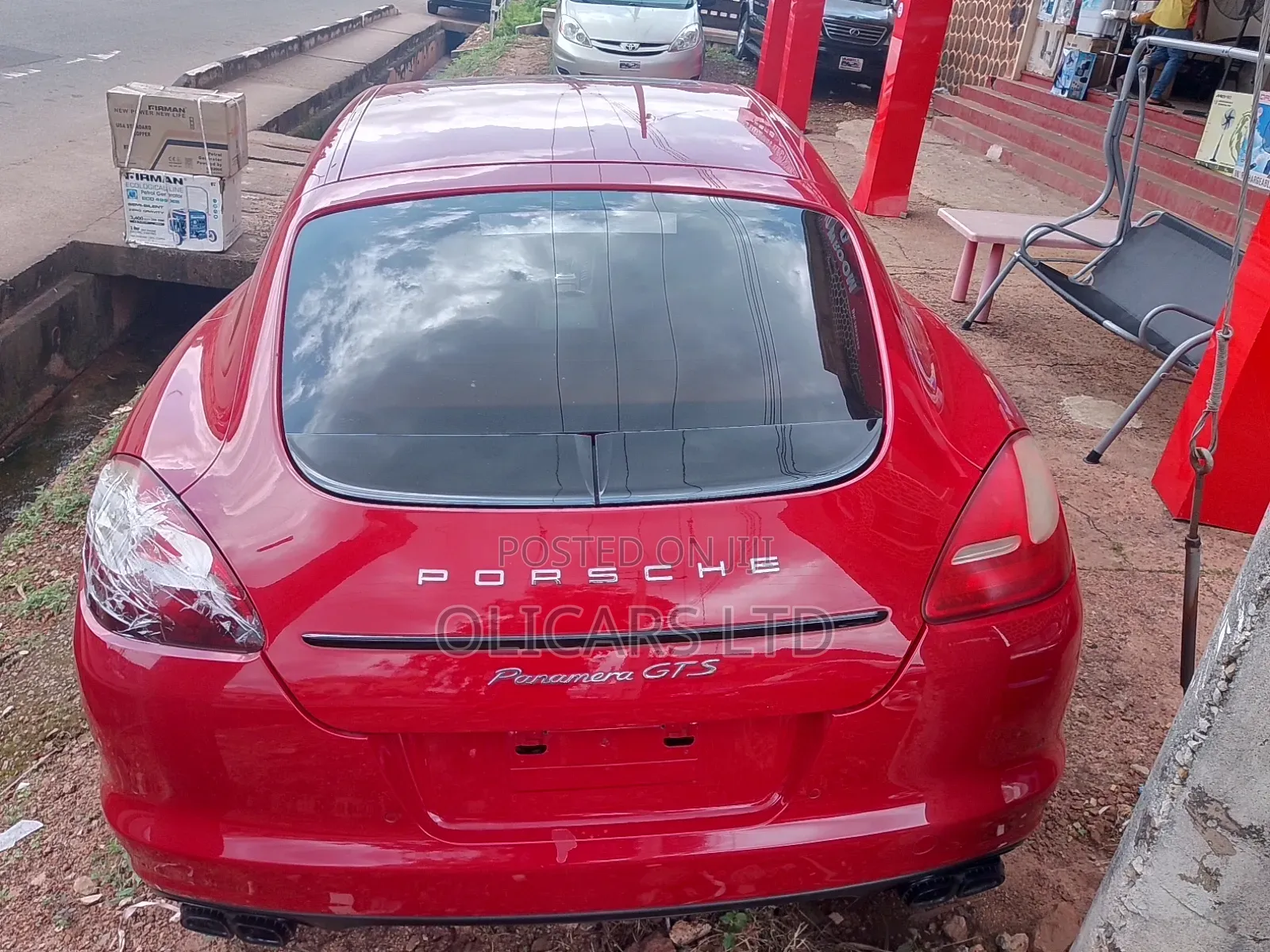 Porsche Panamera 2013 Red