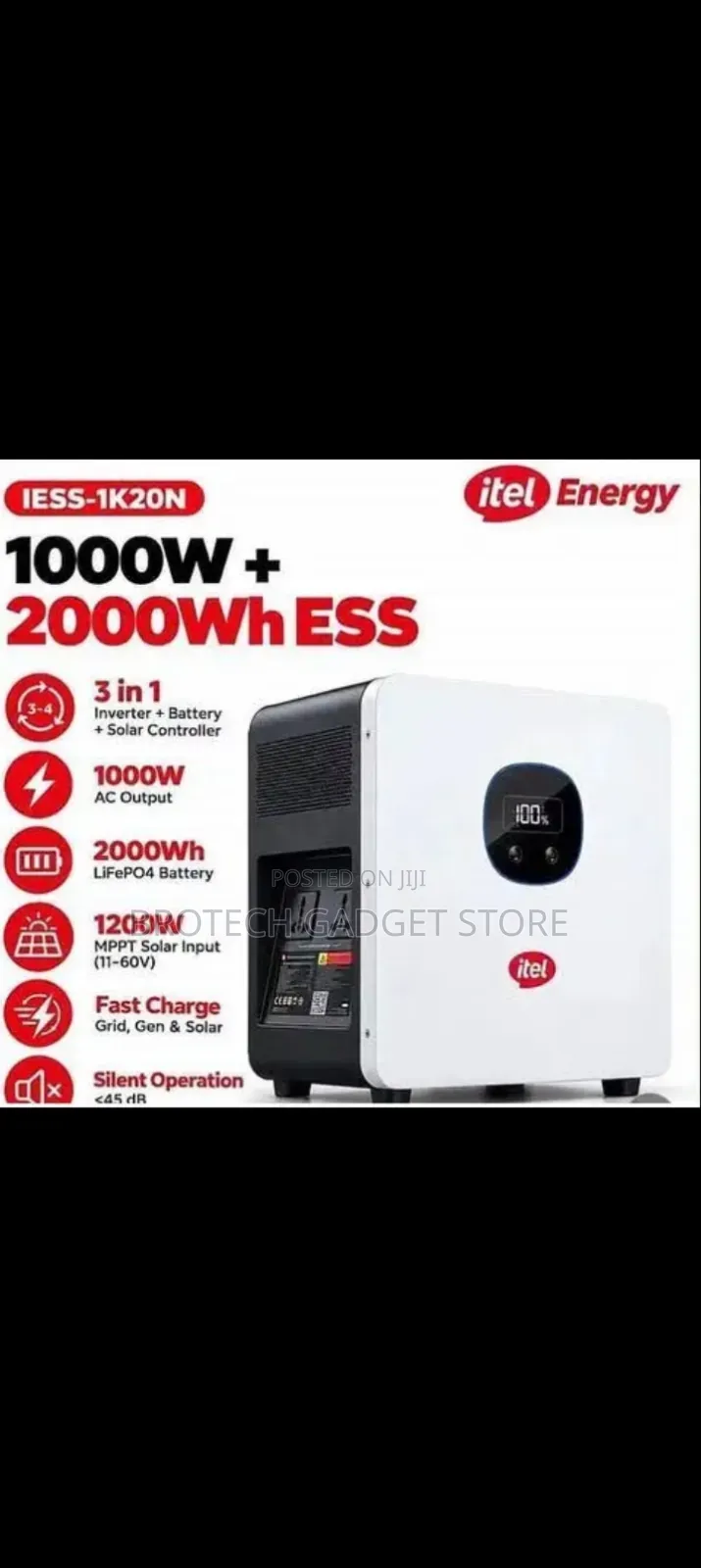 Itel Power Tank 2000wh/1000w