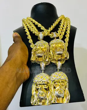 Pure Gold 18karat Gold Twisted Necklace Chains