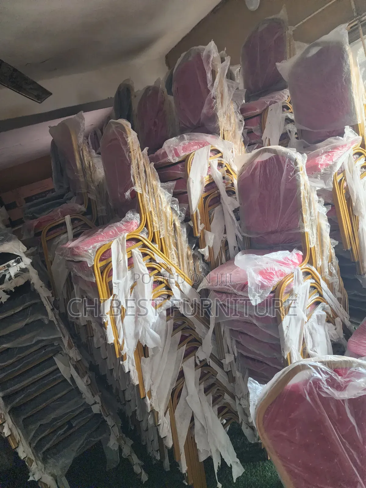 Imported Banquet Chairs Available in Large Quantities.