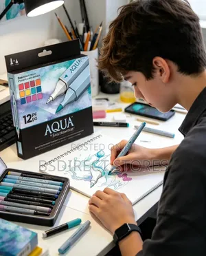 Spectrum Noir Aqua Artist's Water Based Dual Nib Artist Marker Pens