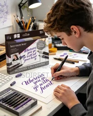 Spectrum Noir Alcohol Marker Colouring Draw Discovery Kit Calligraphy