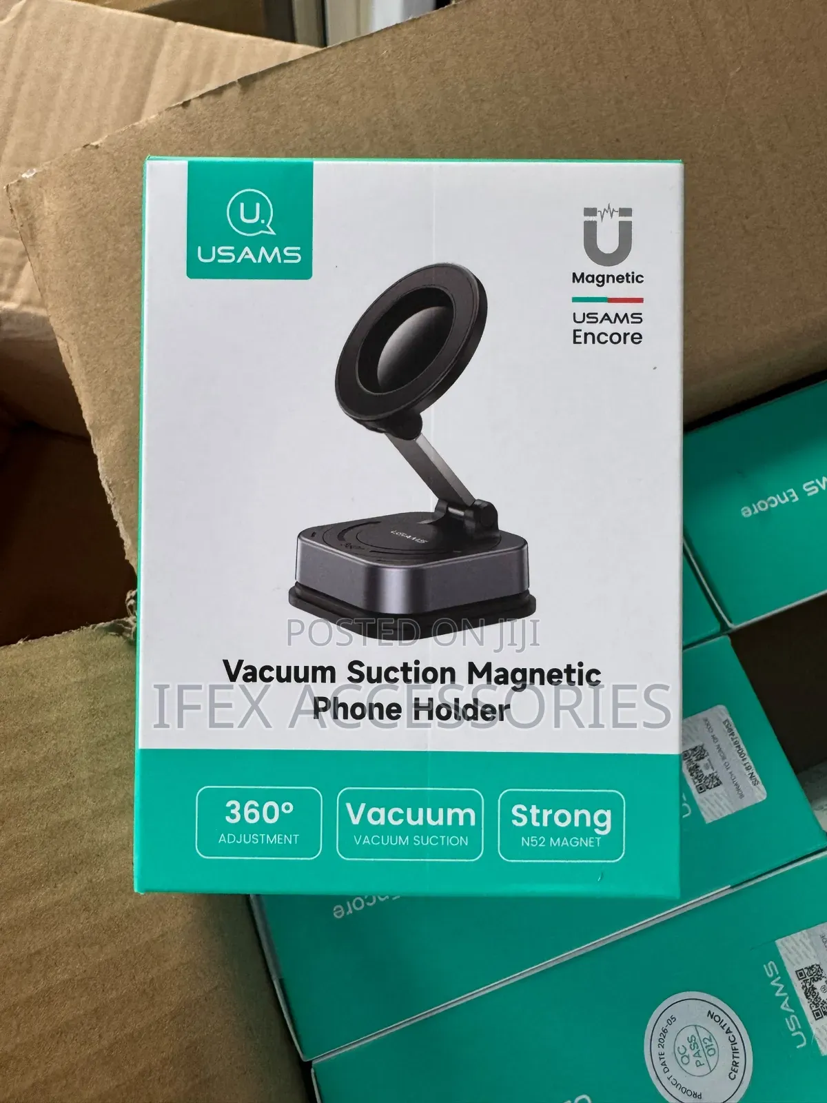 USAMS Vacuum Suction Magnetic Phone Holder