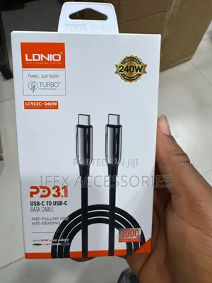 Ldnio LC922C-240W 2000mm USB-C to USB-C Data Cable
