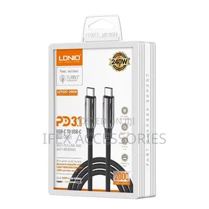 Ldnio LC922C-240W 2000mm USB-C to USB-C Data Cable