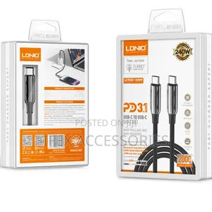 Ldnio LC922C-240W 2000mm USB-C to USB-C Data Cable