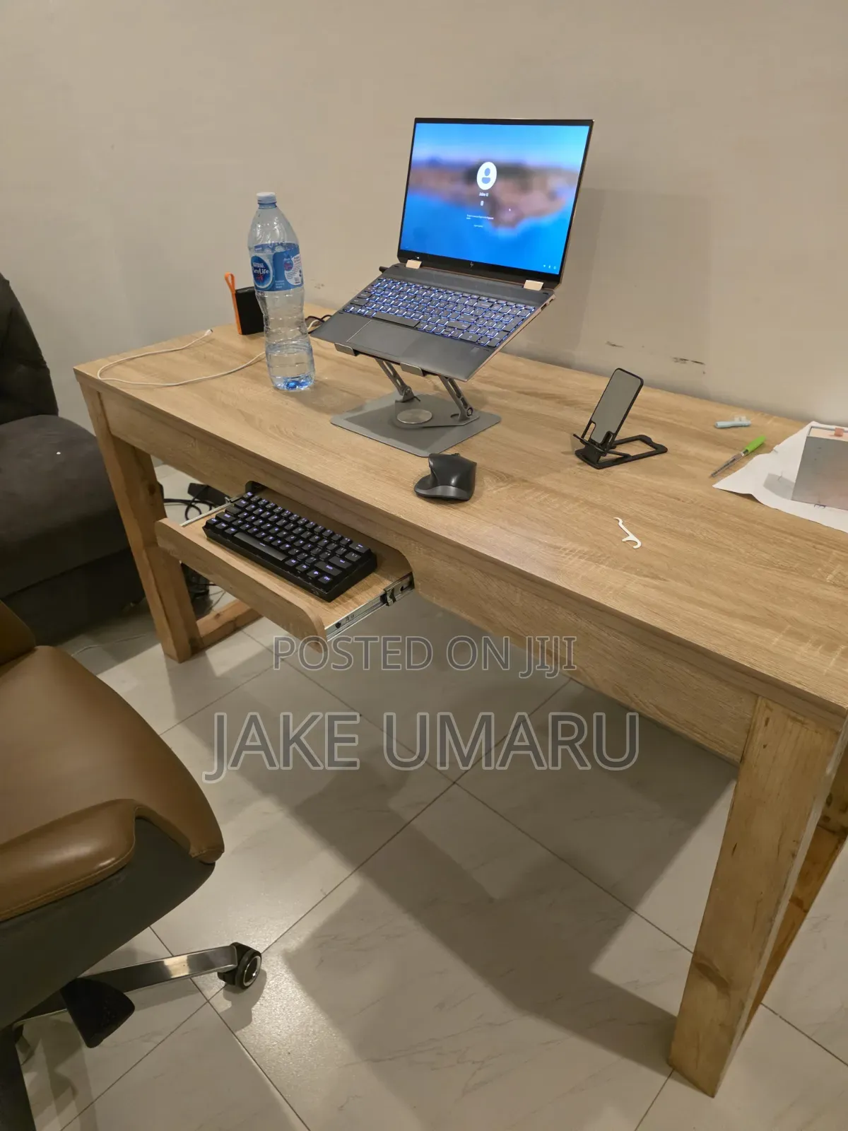 Oak Office Table 1.6m